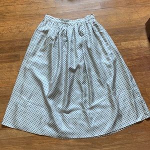 ❌SOLD❌ VTG Silk Midi Skirt With Pockets